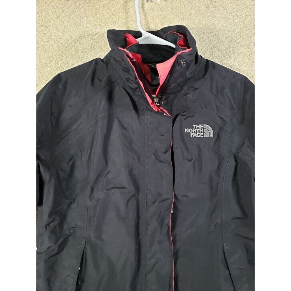 The North Face Jacket Womens Small Black Full Zip Windbreaker Jacket Winter Wear - Picture 2 of 10